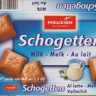 Schogetten Mauxion male 1 Milk Melk Au lait