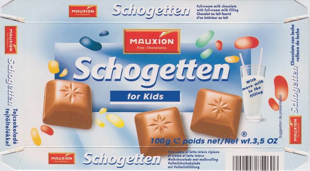 Schogetten Mauxion male 3 for Kids