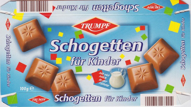 Schogetten Trumpf male 10 fur Kinder