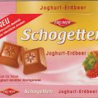 Schogetten Trumpf male 16 Joghurt-Erdbeer Neu verbesserte Qualitat ohne kunstlische Aromen