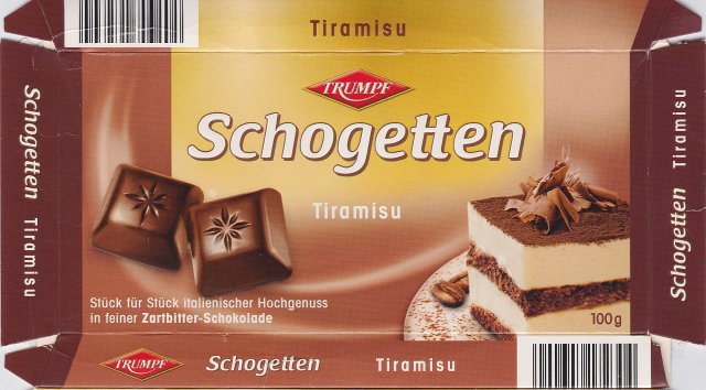 Schogetten Trumpf male 17 Tiramisu