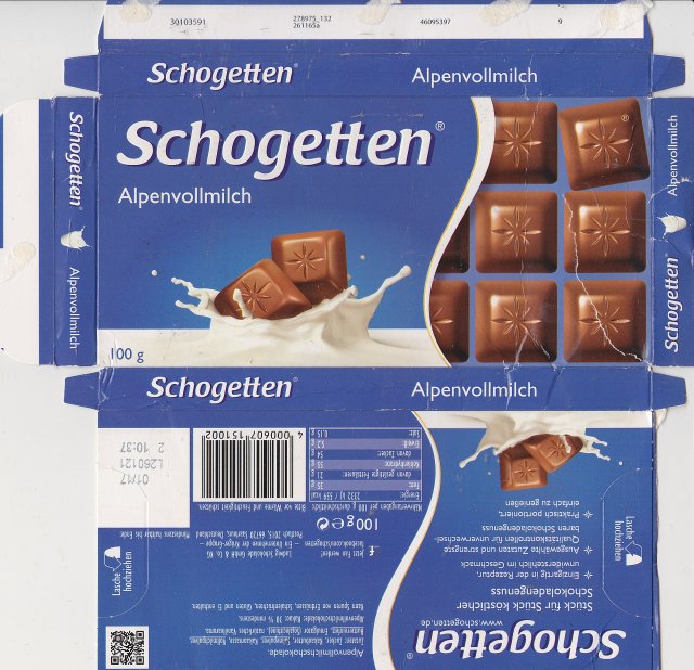 Schogetten Trumpf male 31 Alpenvollmilch