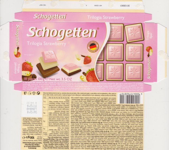 Schogetten Trumpf male 37 Trilogia Strawberry German Quality 1