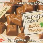 Schogetten Trumpf male 5 & Sahne Creme Marc de Champagne Erlebins-Rezeptur