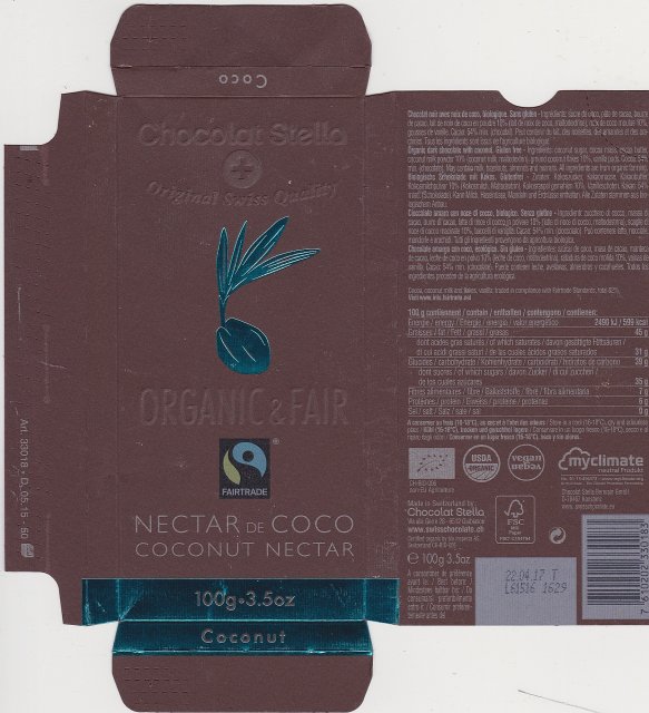Stella 1 organic & fair nectar de coco