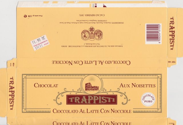 Trappisti Roma chocolat aux noisettes