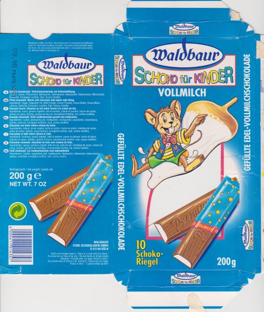 Waldbaur fur Kinder 1 vollmilch