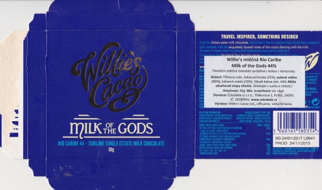 Willies milk of the gods