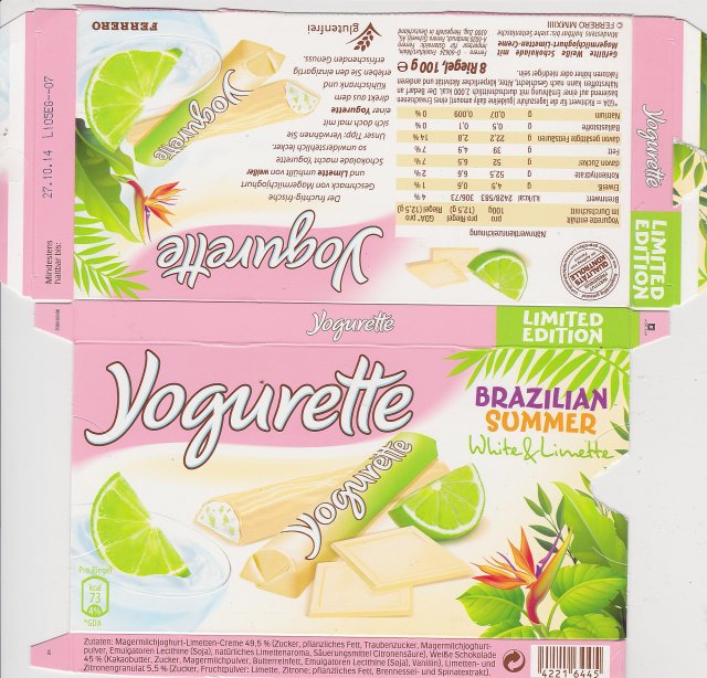 yogurette 7_0 brazilian summer white limette 73kcal
