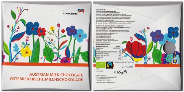 Zotter 0 austrian milk chocolate omicron1