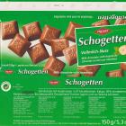 Schogetten Trumpf srednie 5 Vollmilch-Nuss milk chocolate with hazelnuts chocolat au lait aux noisettes