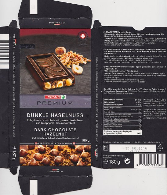 Spar Premium dunkle haselnuss