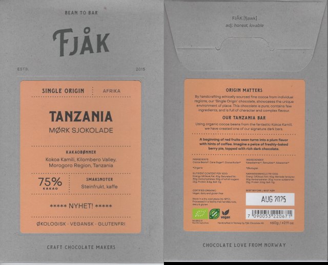 Fjak Tanzania 75%