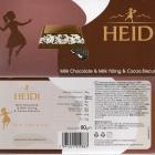 Heidi 1 milk chocolate & milk filling & cocoa Biscuits