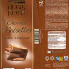 Moser Roth duze pion 12 Chocolat noisettes hazelnut creme & crisp